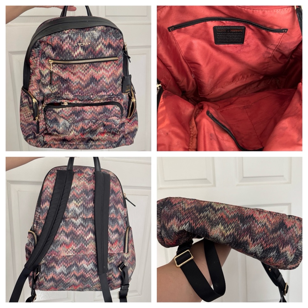 Tumi x Misson collab backpack